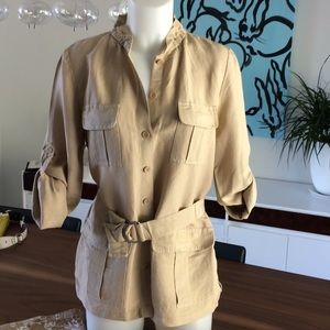 Calvin Klein linen shirt/coat